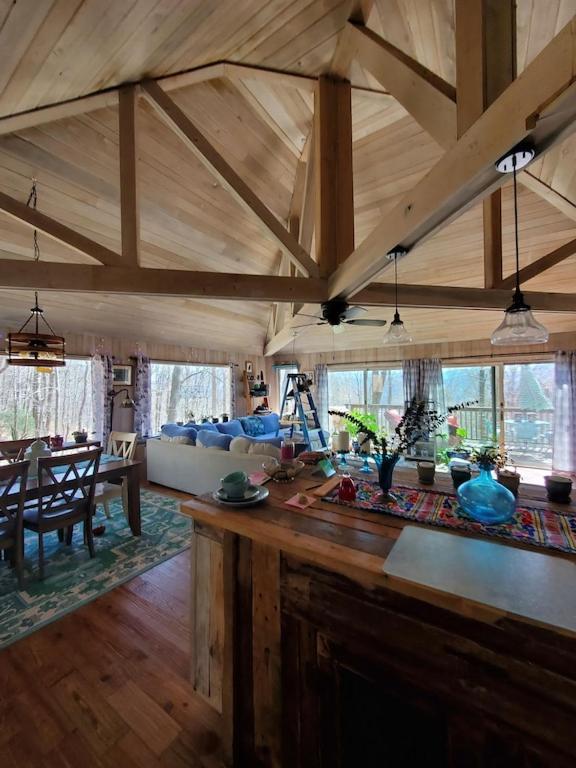 Treehouse Cathedral In Blue Ridge Mountains, Nc Villa Burnsville Kültér fotó